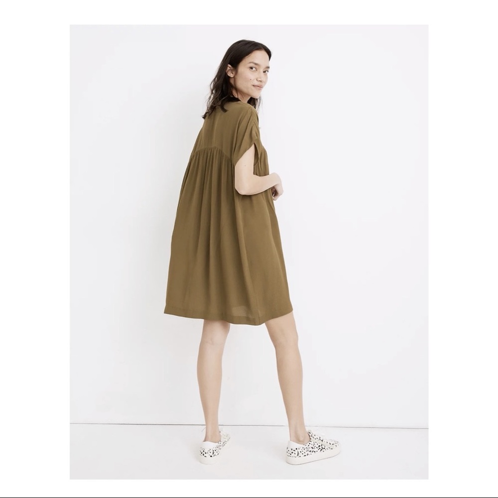 NWT Madewell Shirred Easy Dress